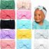 Super Stretchy Soft Knot Headbands with Hair Bows for Newborn Baby Girls and Toddlers